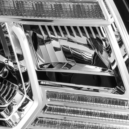 05-11 Toyota Tacoma LUXX-Series LED Projector Headlights Chrome | AlphaRex