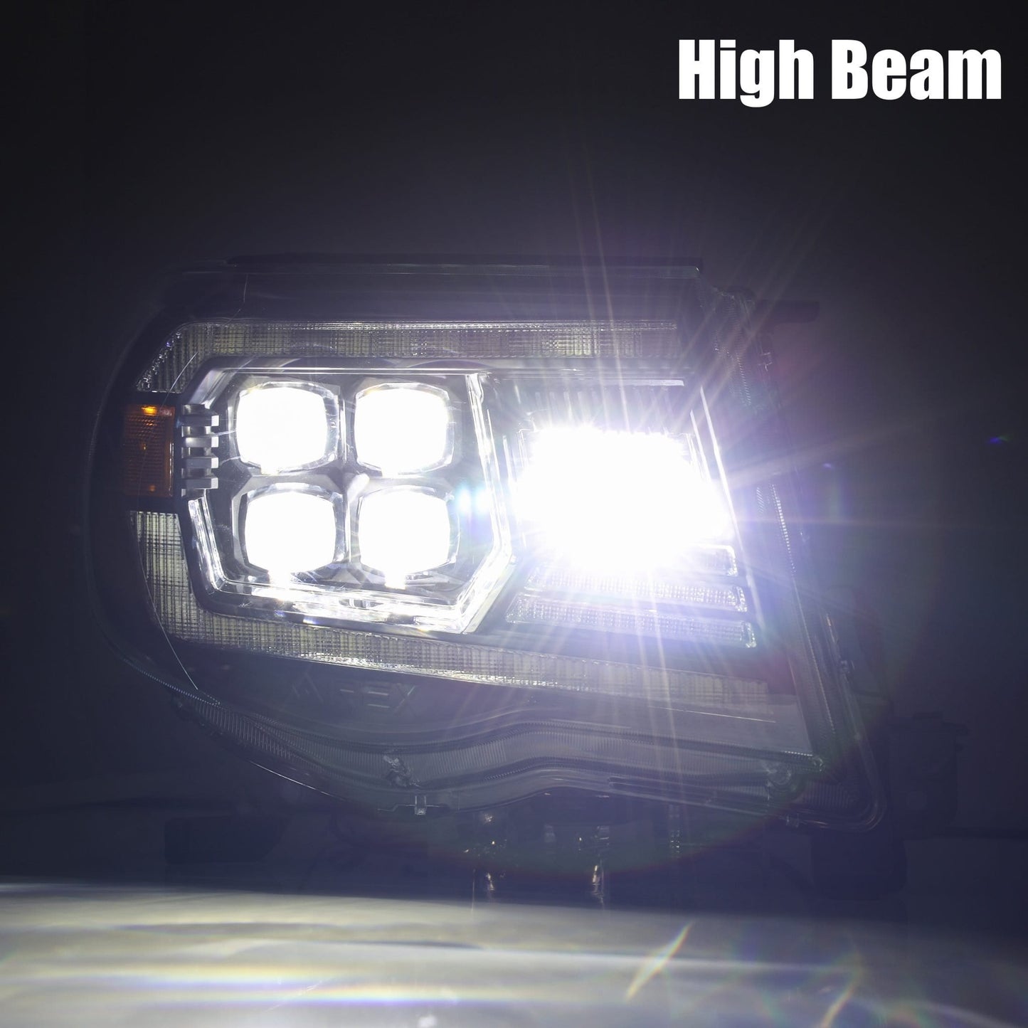 05-11 Toyota Tacoma NOVA-Series LED Projector Headlights Chrome | AlphaRex
