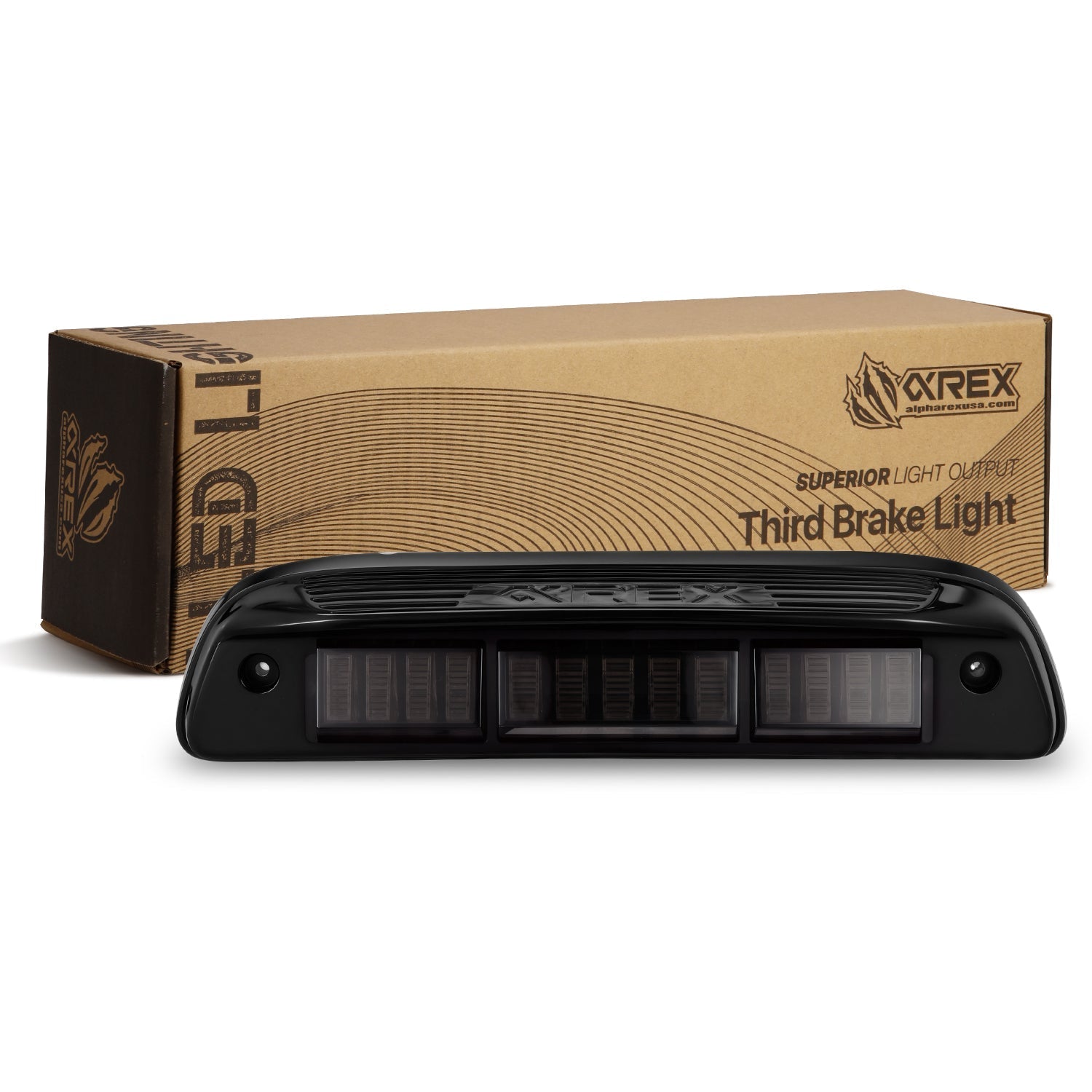 05-15 Toyota Tacoma NOVA-Series Prismatic LED Third Brake Light Alpha-Black | AlphaRex
