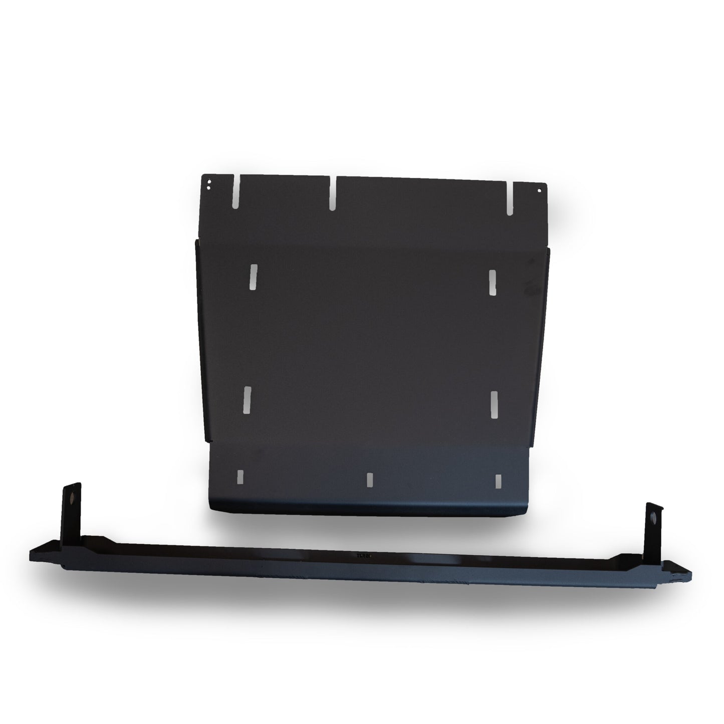 Transfer Case Skid Plate | 05-Present Frontier - 3/16" Steel - Black Powdercoat
