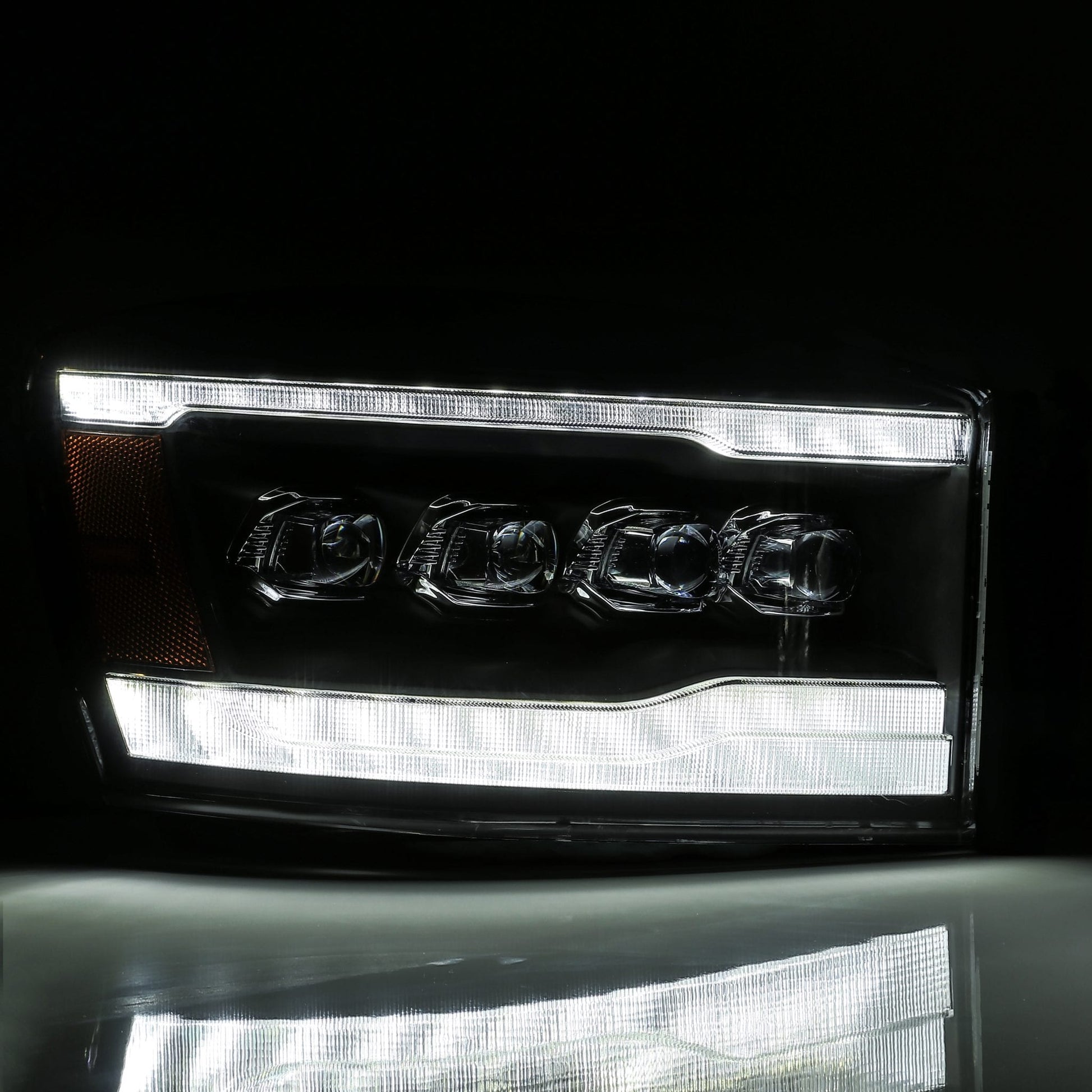 06-08 Dodge Ram NOVA-Series LED Projector Headlights Black | AlphaRex