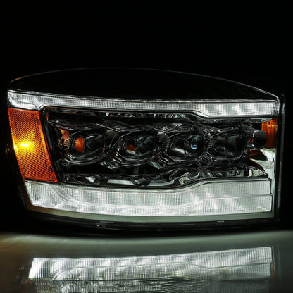 06-08 Dodge Ram NOVA-Series LED Projector Headlights Chrome | AlphaRex