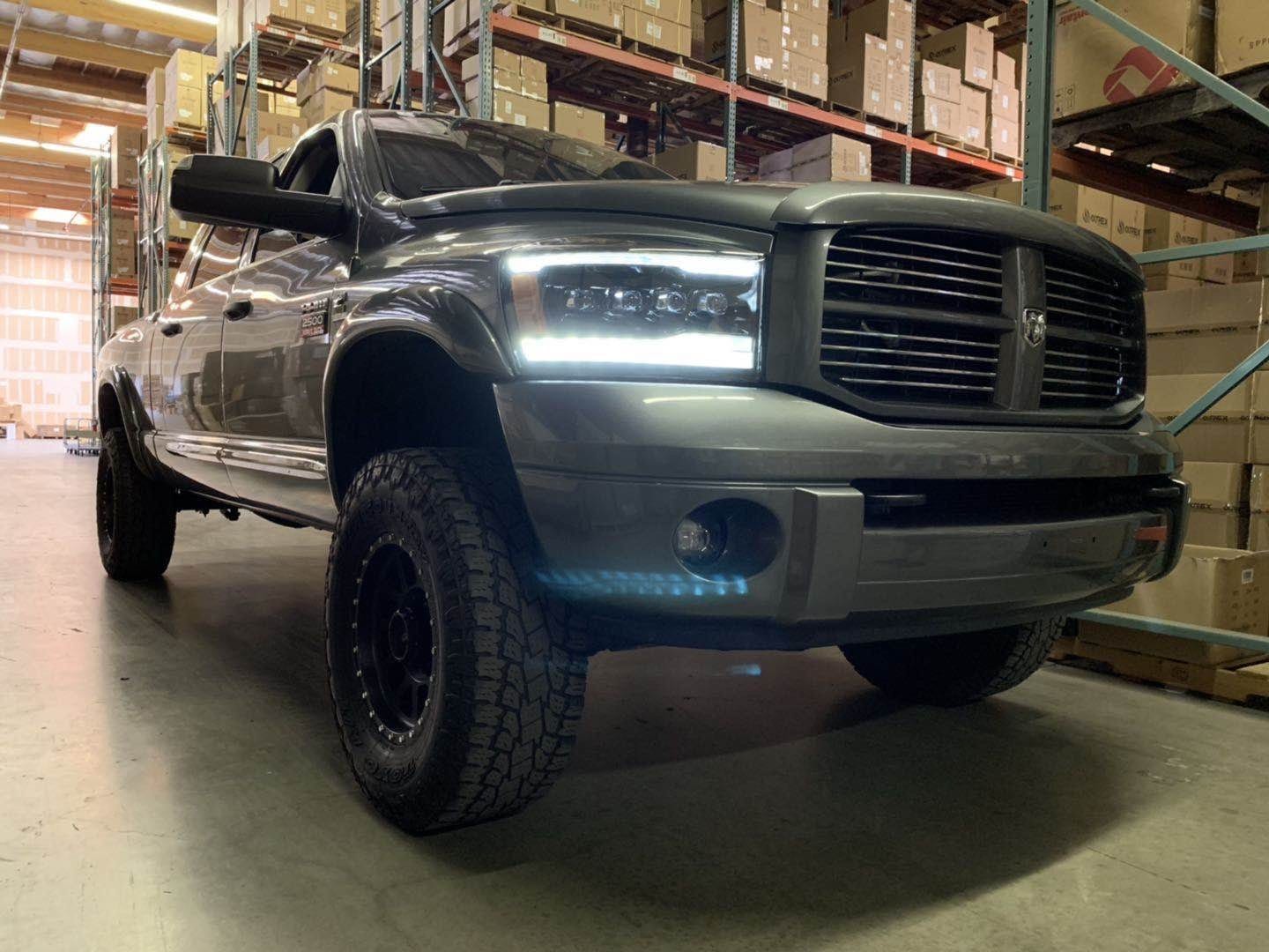 06-08 Dodge Ram NOVA-Series LED Projector Headlights Chrome | AlphaRex