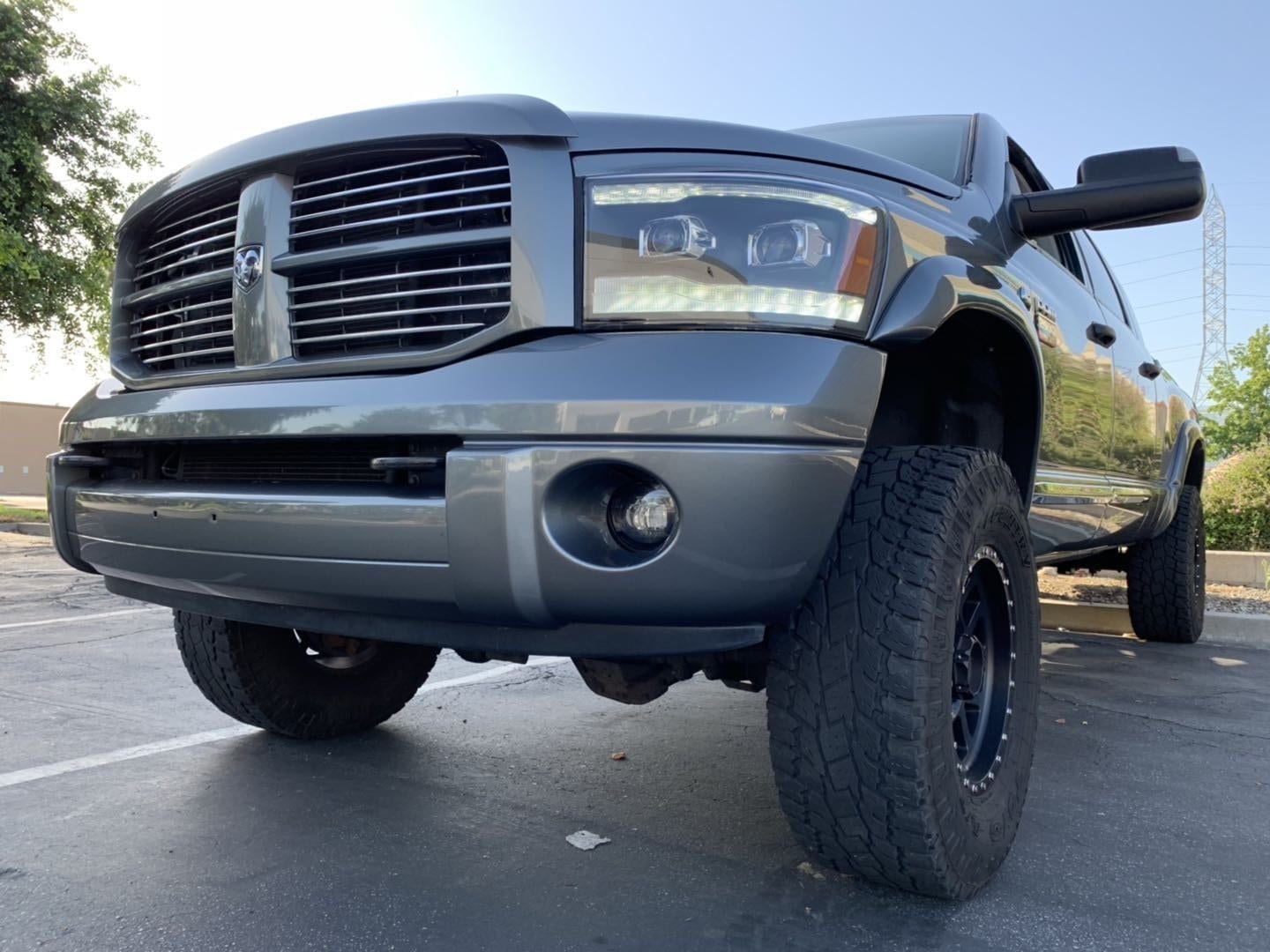 06-08 Dodge Ram PRO-Series Halogen Projector Headlights Alpha-Black | AlphaRex
