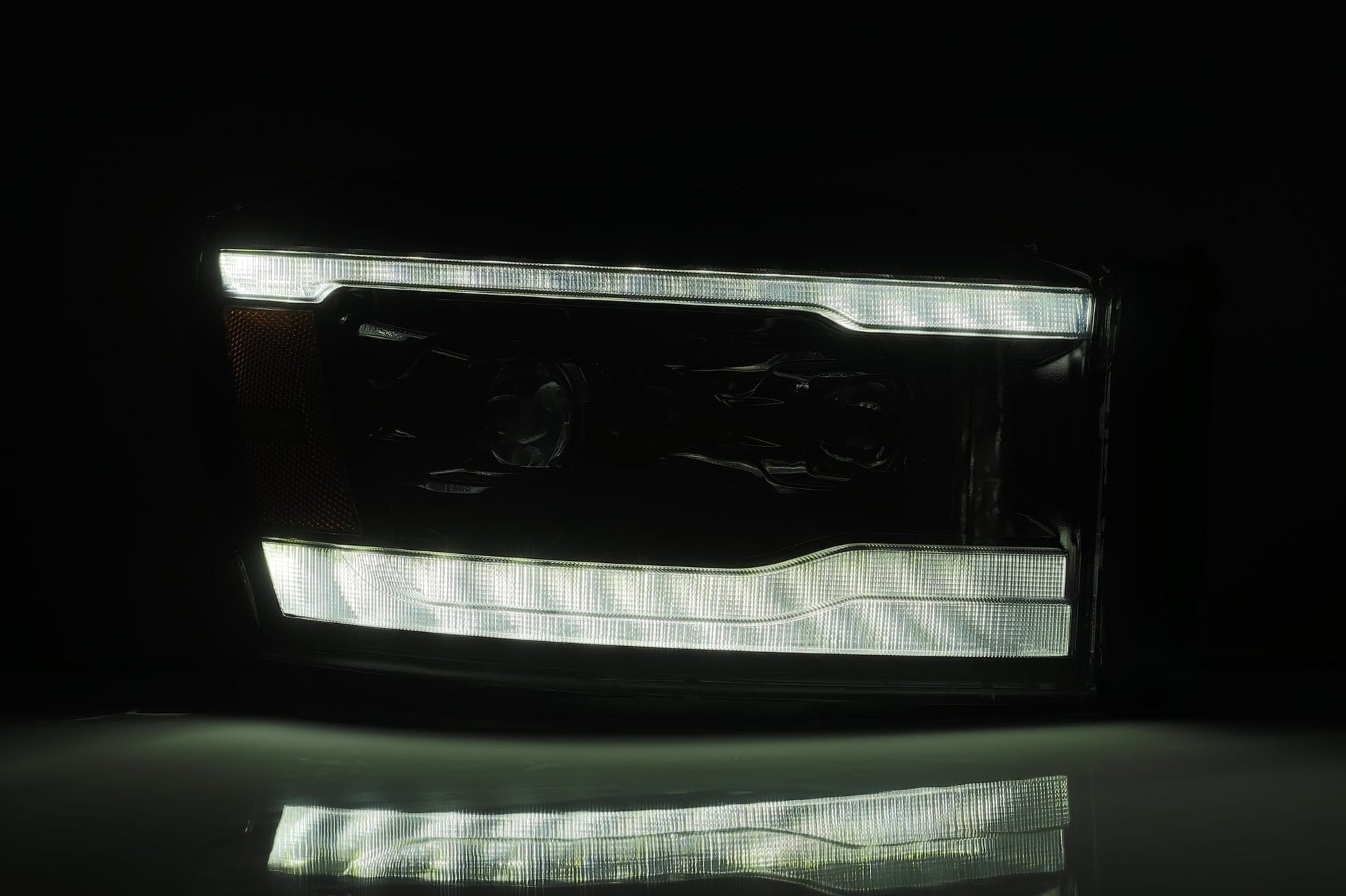 06-08 Dodge Ram PRO-Series Halogen Projector Headlights Black | AlphaRex