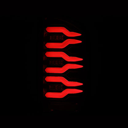 07-08 Dodge Ram 1500/07-09 Dodge Ram 2500/3500 Truck LUXX-Series LED Tail Lights Alpha-Black | AlphaRex