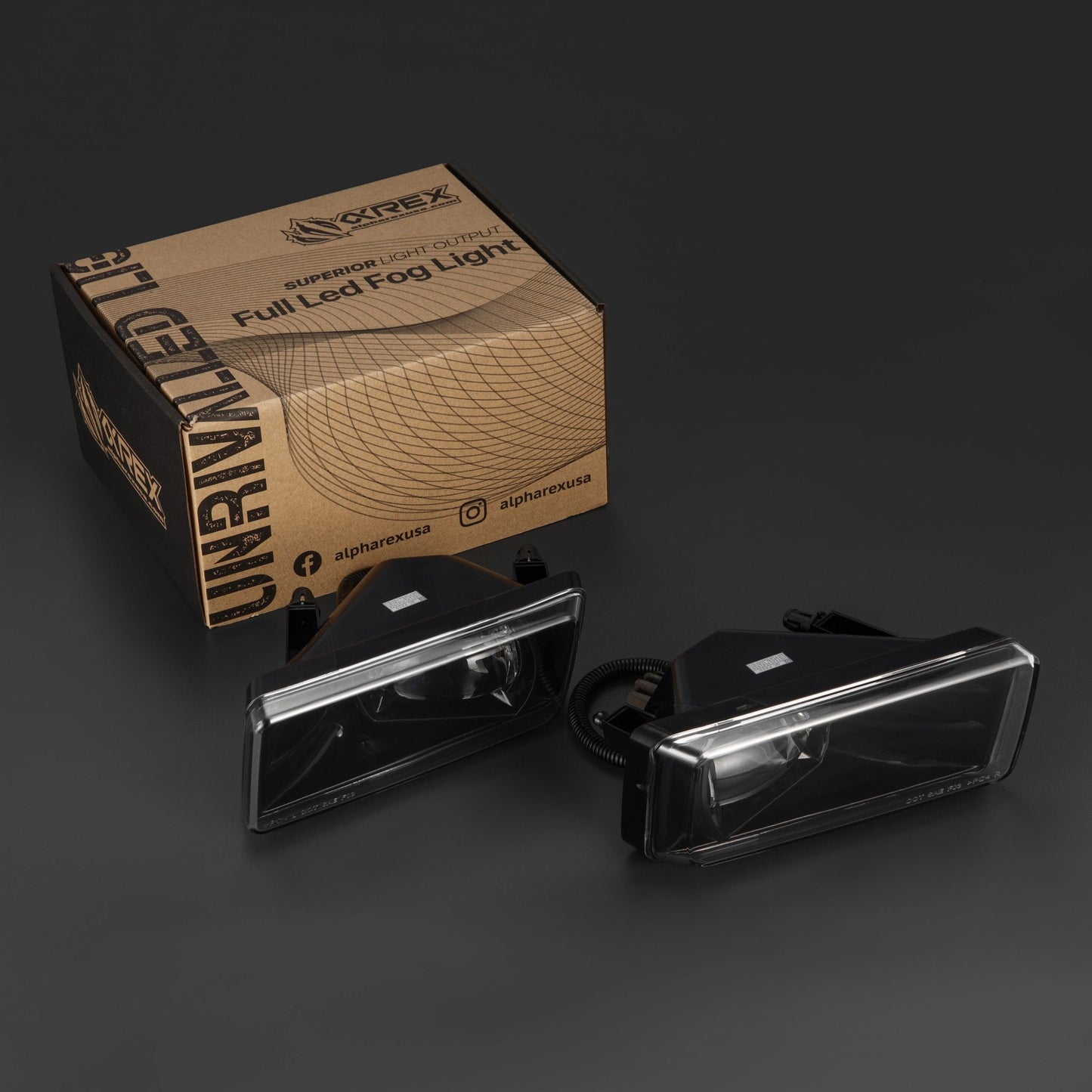 07-13 Chevrolet Silverado/07-14 Tahoe/Avalanche/Suburban (4x4 package) DoubleTap Dual Color LED Projector Fog Lights | AlphaRex