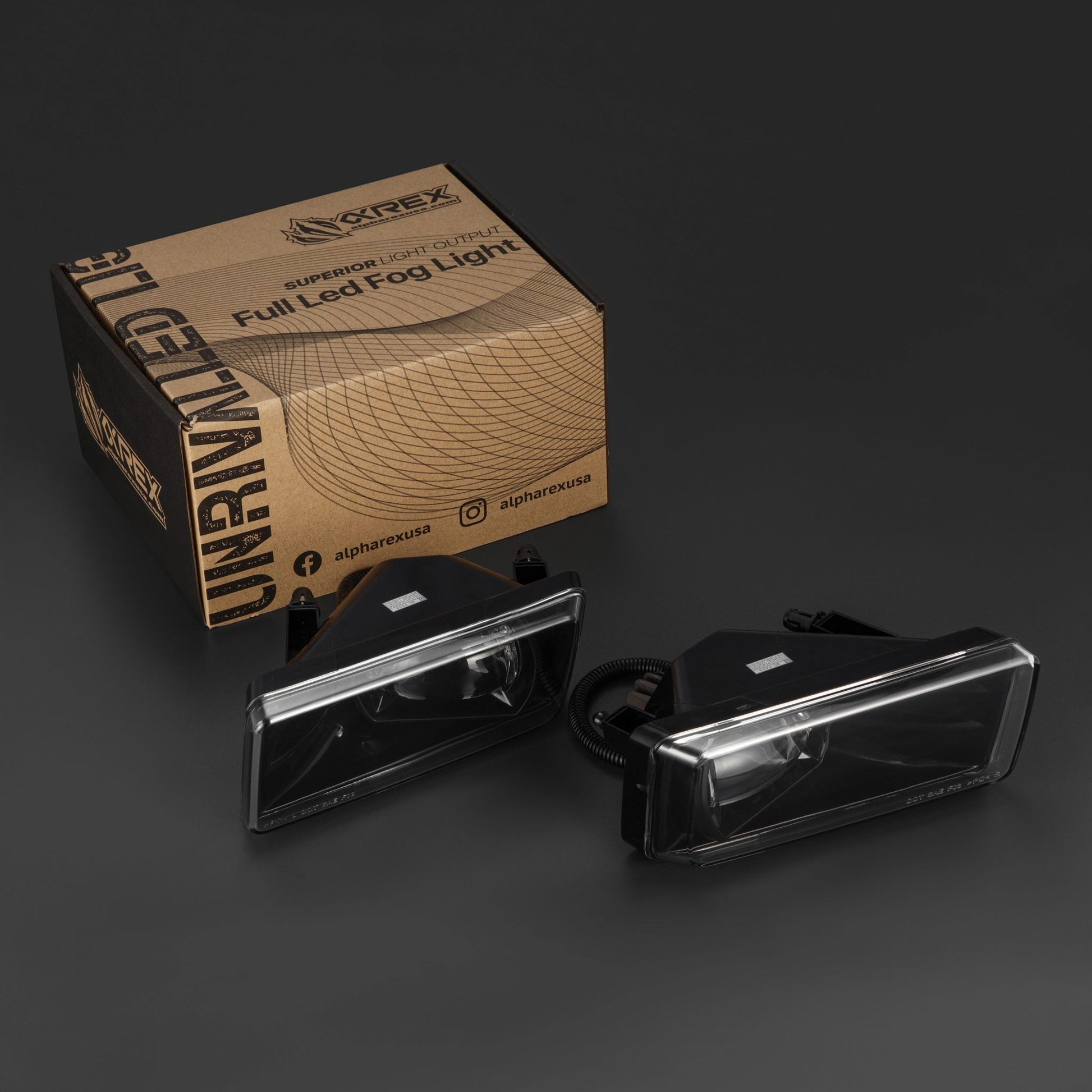 07-13 Chevrolet Silverado/07-14 Tahoe/Avalanche/Suburban (4x4 package) DoubleTap Dual Color LED Projector Fog Lights | AlphaRex