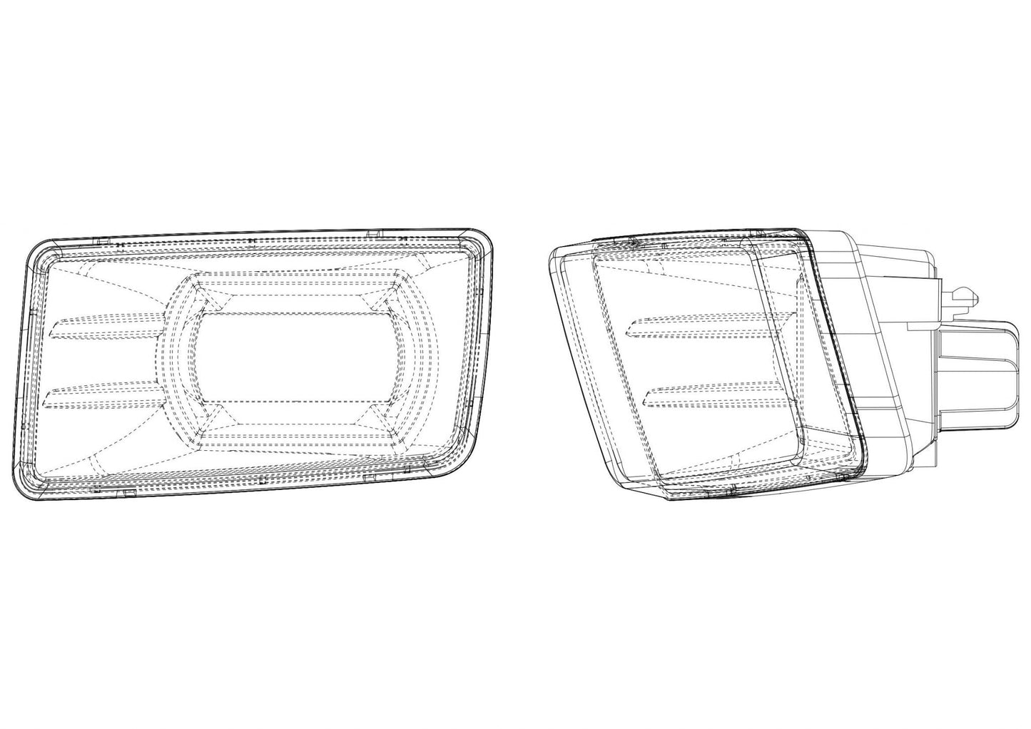 07-13 Chevrolet Silverado/07-14 Tahoe/Avalanche/Suburban (4x4 package) DoubleTap Dual Color LED Projector Fog Lights | AlphaRex