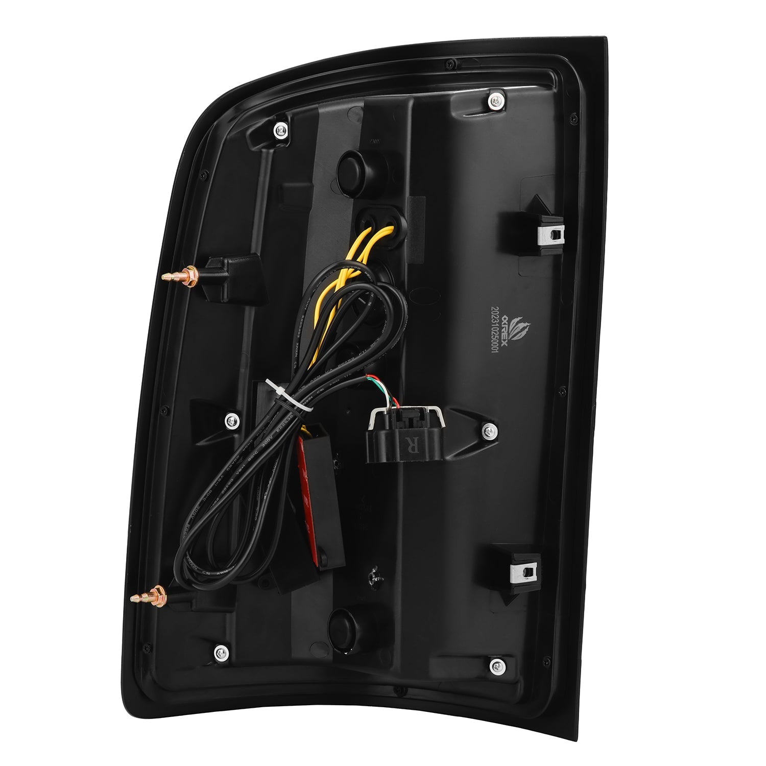 07-13 GMC Sierra LUXX-Series LED Tail Lights Black Red | AlphaRex