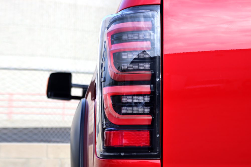 07-13 Toyota Tundra LUXX-Series LED Tail Lights Black-Red | AlphaRex