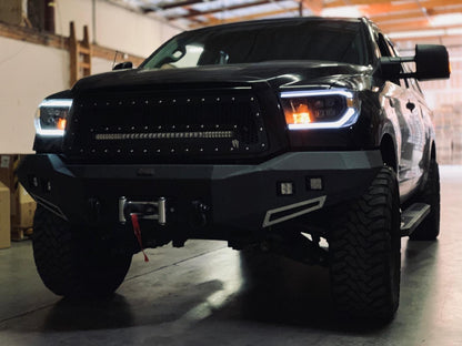 07-13 Toyota Tundra/08-17 Toyota Sequoia NOVA-Series LED Projector Headlights Black (With Level Adjuster) | AlphaRex