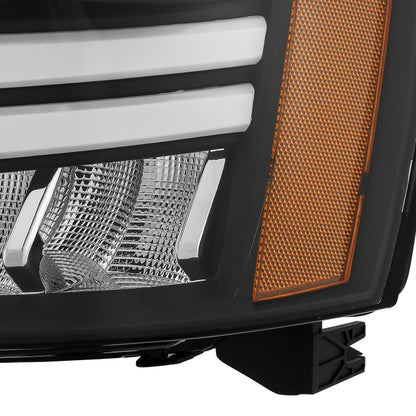 07-14 Chevrolet Tahoe/Suburban/07-13 Avalanche NOVA-Series LED Projector Headlights Black | AlphaRex