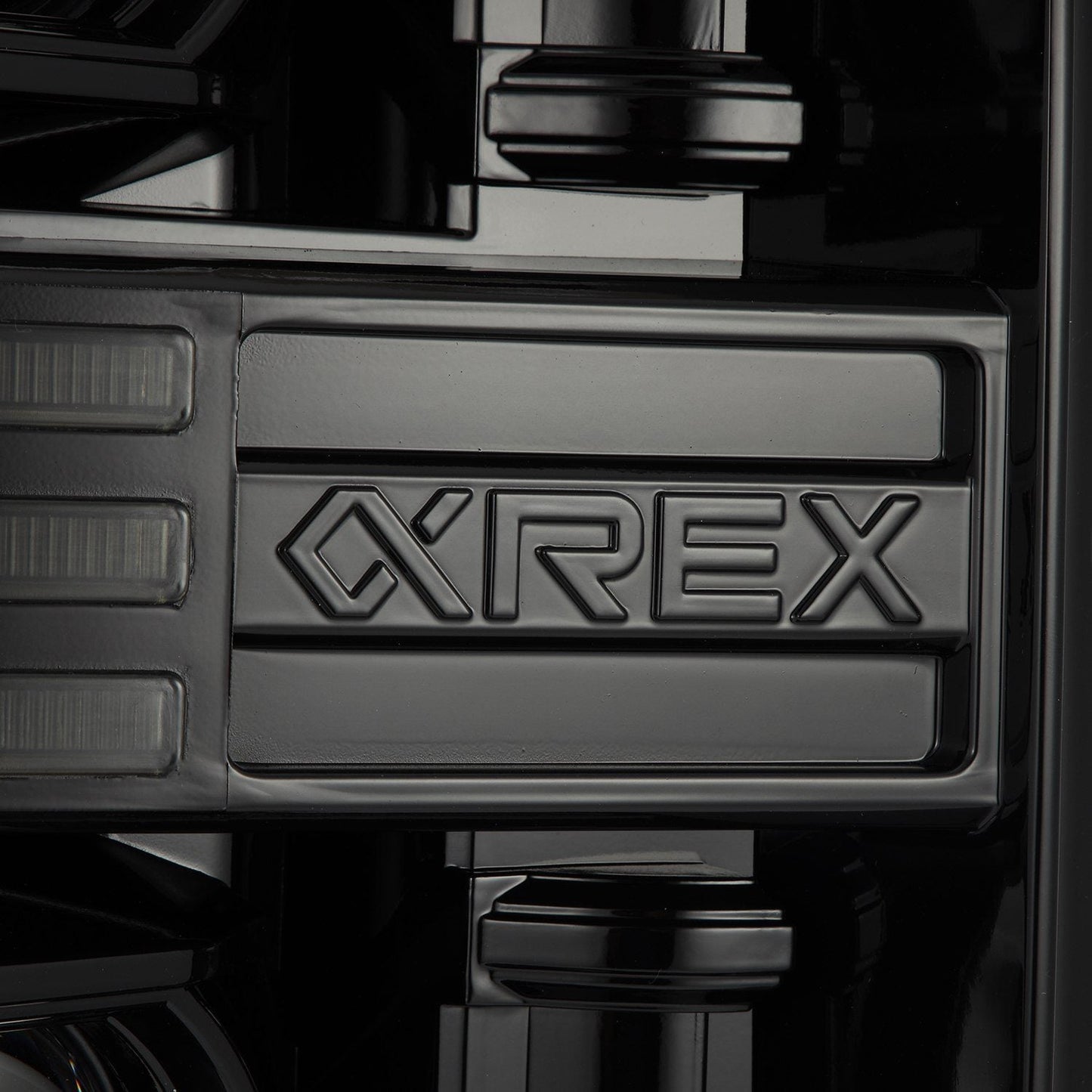 08-10 Ford Super Duty/Excursion PRO-Series Halogen Projector Headlights Alpha-Black | AlphaRex