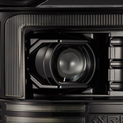 08-10 Ford Super Duty/Excursion PRO-Series Halogen Projector Headlights Alpha-Black | AlphaRex