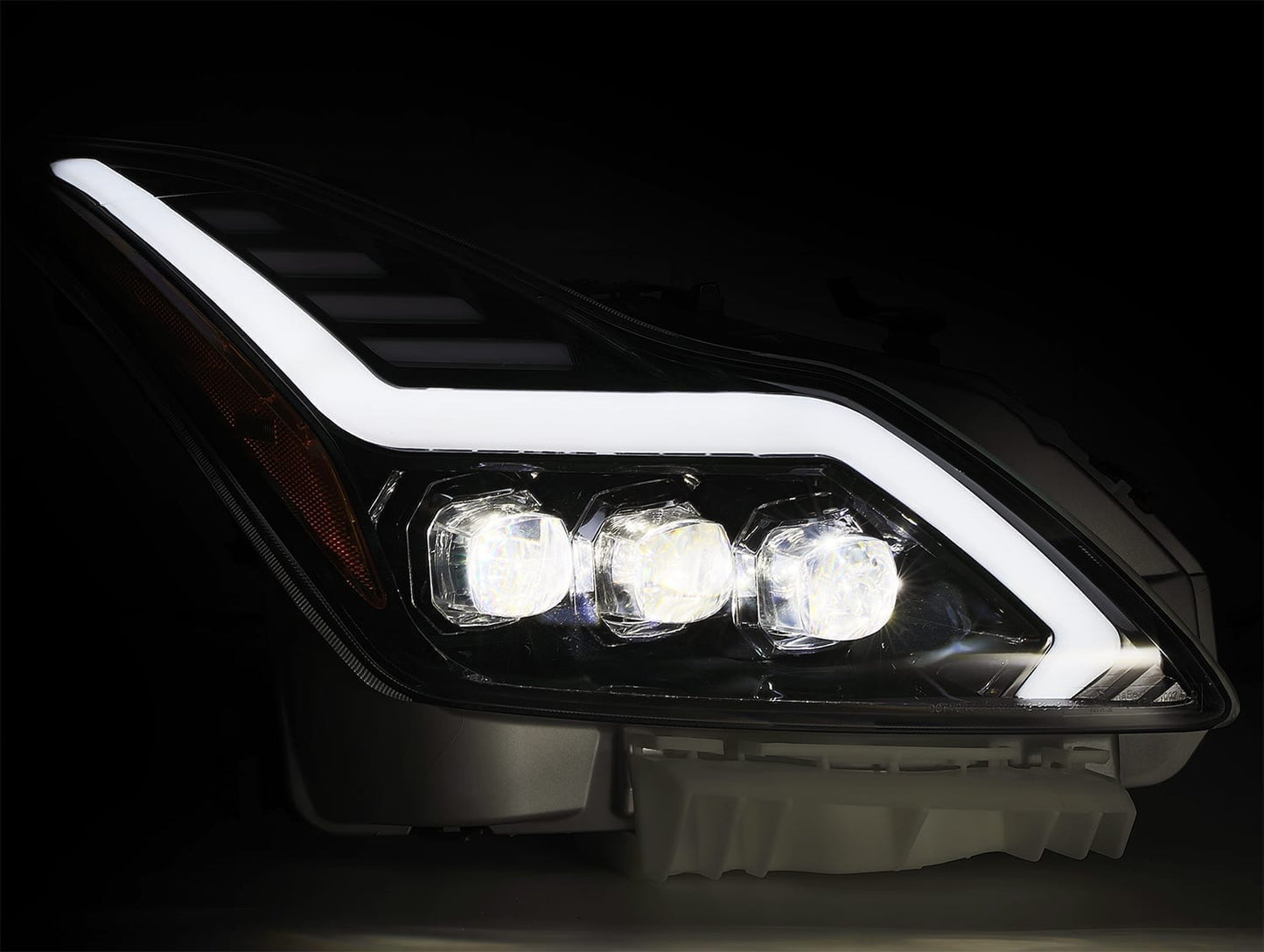 08-13 Infiniti G37/14-15 Q60 Coupe NOVA-Series LED Projector Headlights Black | AlphaRex