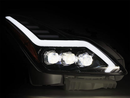 08-13 Infiniti G37/14-15 Q60 Coupe NOVA-Series LED Projector Headlights Black | AlphaRex