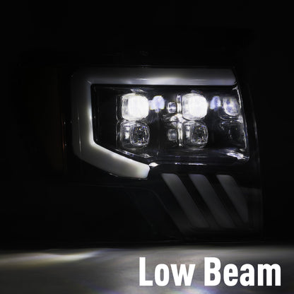 09-14 Ford F150 NOVA-Series LED Projector Headlights Black | AlphaRex