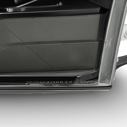 09-18 Ram Truck LUXX-Series LED Projector Headlights Alpha-Black | AlphaRex