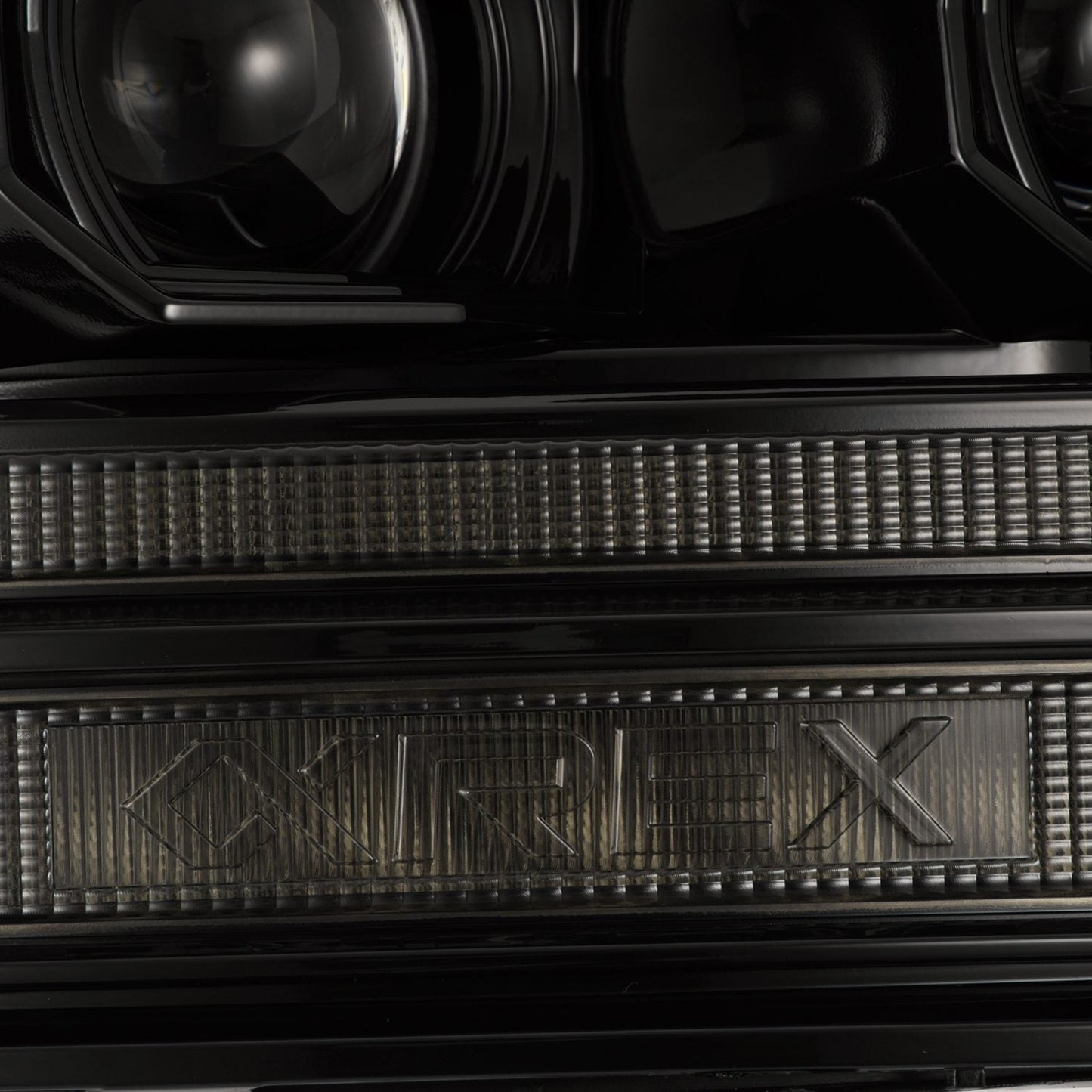 09-18 Ram Truck (MK II 5th Gen 2500 Style) LUXX-Series LED Projector Headlights Alpha-Black | AlphaRex