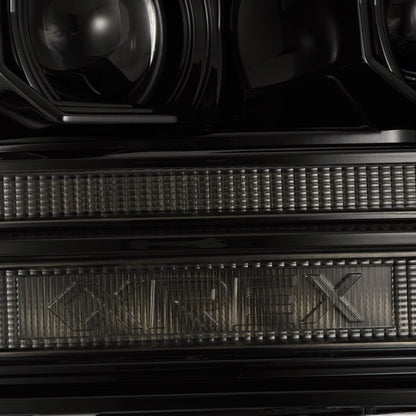 09-18 Ram Truck (MK II 5th Gen 2500 Style) LUXX-Series LED Projector Headlights Alpha-Black | AlphaRex