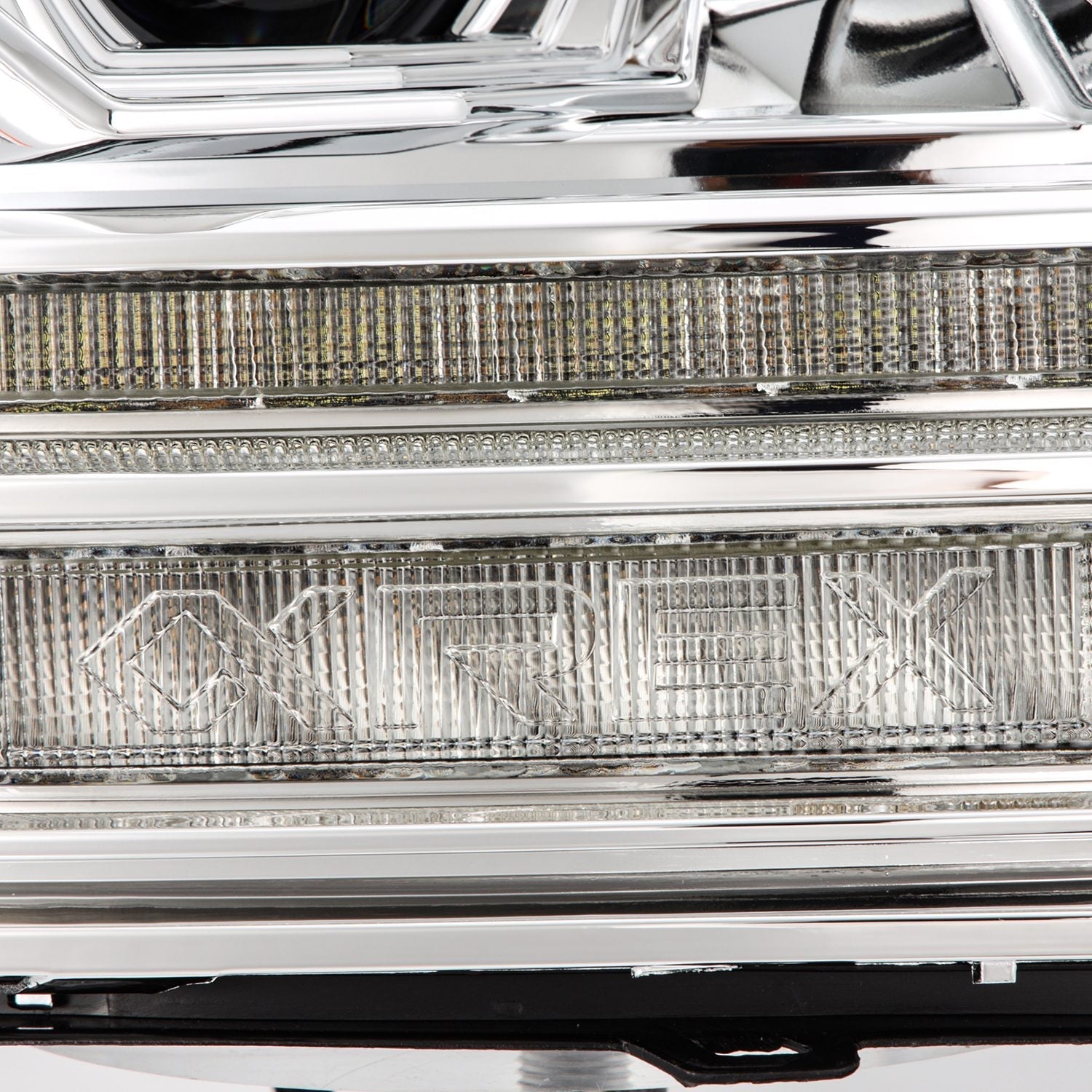 09-18 Ram Truck (MK II 5th Gen 2500 Style) LUXX-Series LED Projector Headlights Chrome | AlphaRex