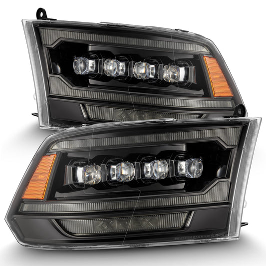 09-18 Ram Truck (MK II 5th Gen 2500 Style) NOVA-Series LED Projector Headlights Alpha-Black | AlphaRex