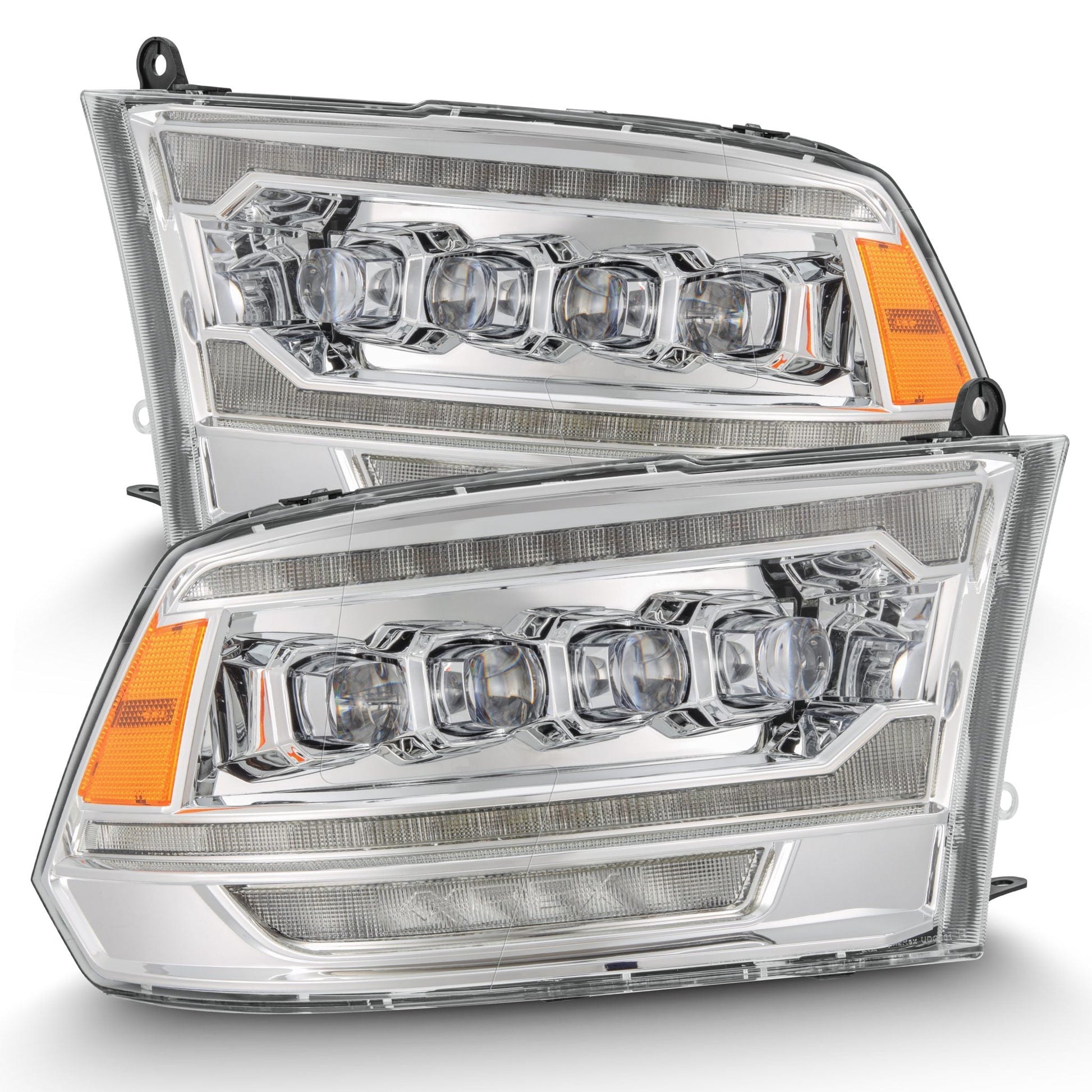 09-18 Ram Truck (MK II 5th Gen 2500 Style) NOVA-Series LED Projector Headlights Chrome | AlphaRex