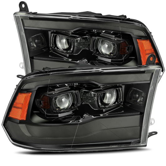 09-18 Ram Truck MK II PRO-Series Halogen Projector Headlights Alpha-Black | AlphaRex