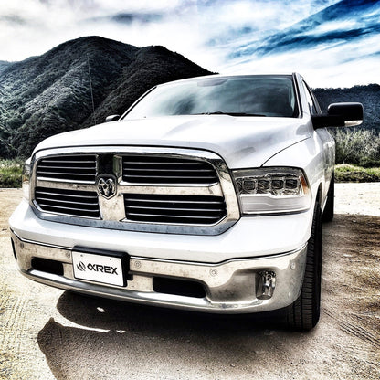 09-18 Ram Truck NOVA-Series LED Projector Headlights Chrome | AlphaRex