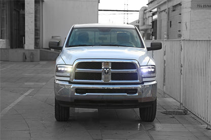 09-18 Ram Truck NOVA-Series LED Projector Headlights Chrome | AlphaRex