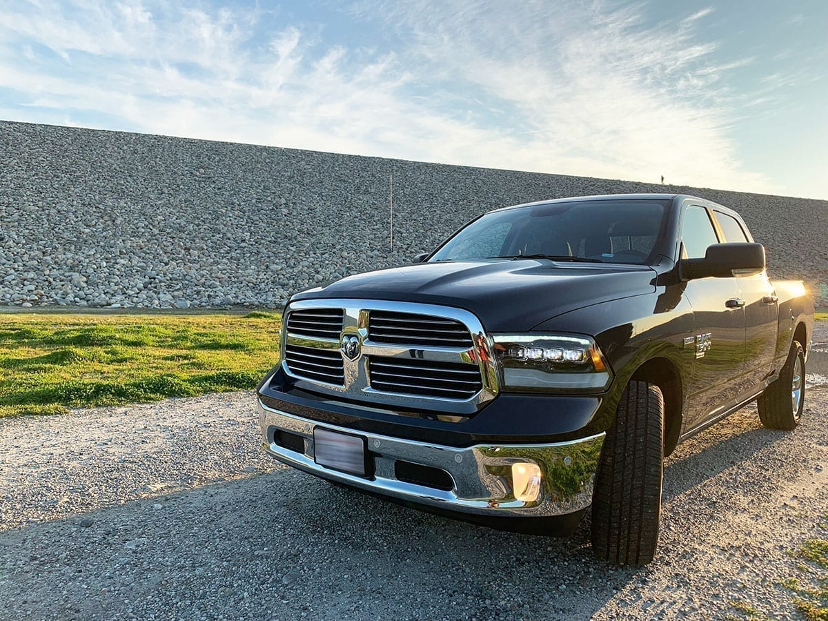 09-18 Ram Truck NOVA-Series LED Projector Headlights Jet Black | AlphaRex