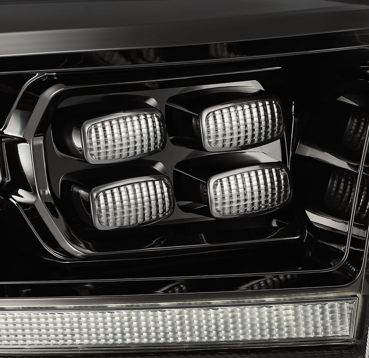 09-18 Ram Truck PRO-Series (5th Gen 2500 Style) Projector Headlights Alpha-Black | AlphaRex