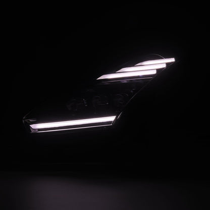 09-25 Nissan GT-R NOVA-Series LED Projector Headlights Alpha-Black | AlphaRex