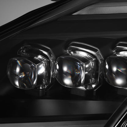 09-25 Nissan GT-R NOVA-Series LED Projector Headlights Black | AlphaRex