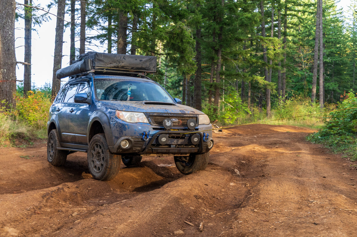 Hidden Winch Mount Bumper System - Fits 2009-2013 Subaru Forester