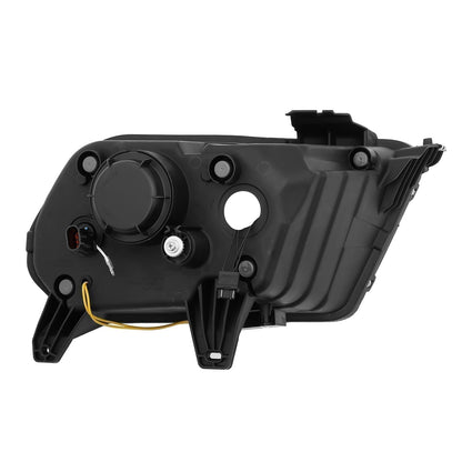 10-12 Ford Mustang LUXX-Series LED Projector Headlights Alpha-Black | AlphaRex