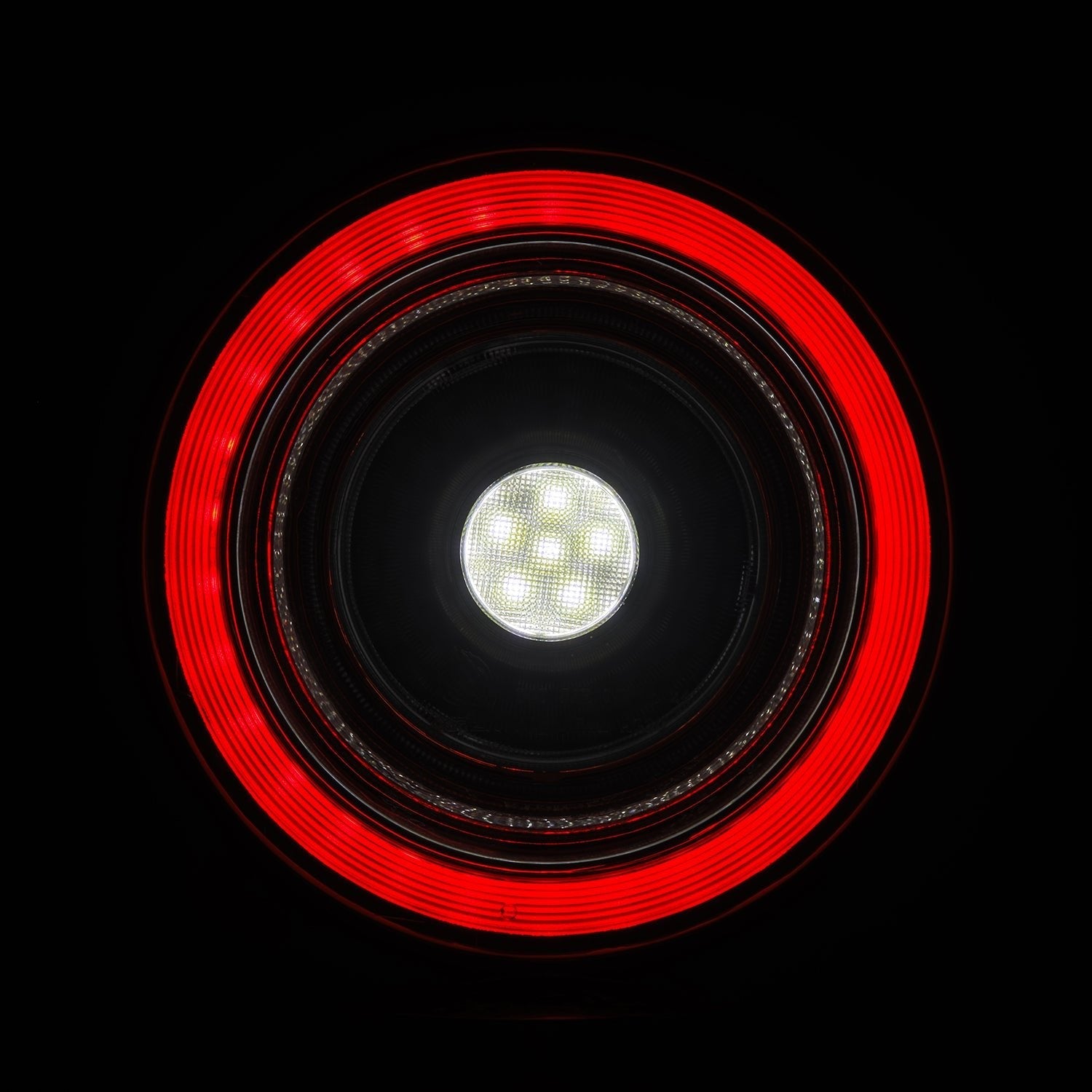 10-15 Ferrari 458 NOVA-Series Prismatic LED Tail Lights Red Clear | AlphaRex