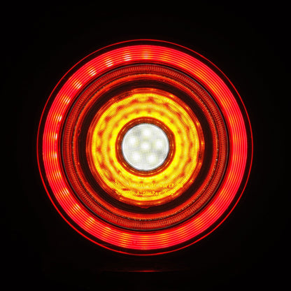 10-15 Ferrari 458 NOVA-Series Prismatic LED Tail Lights Red Clear | AlphaRex