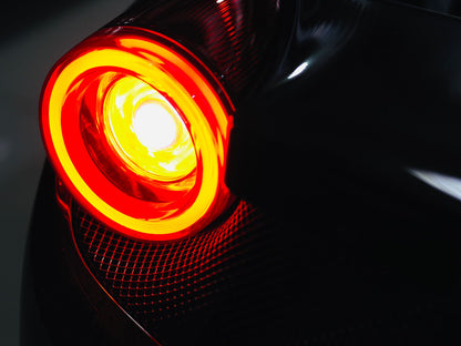 10-15 Ferrari 458 NOVA-Series Prismatic LED Tail Lights Smoke | AlphaRex