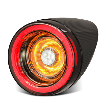 10-15 Ferrari 458 NOVA-Series Prismatic LED Tail Lights Smoke | AlphaRex