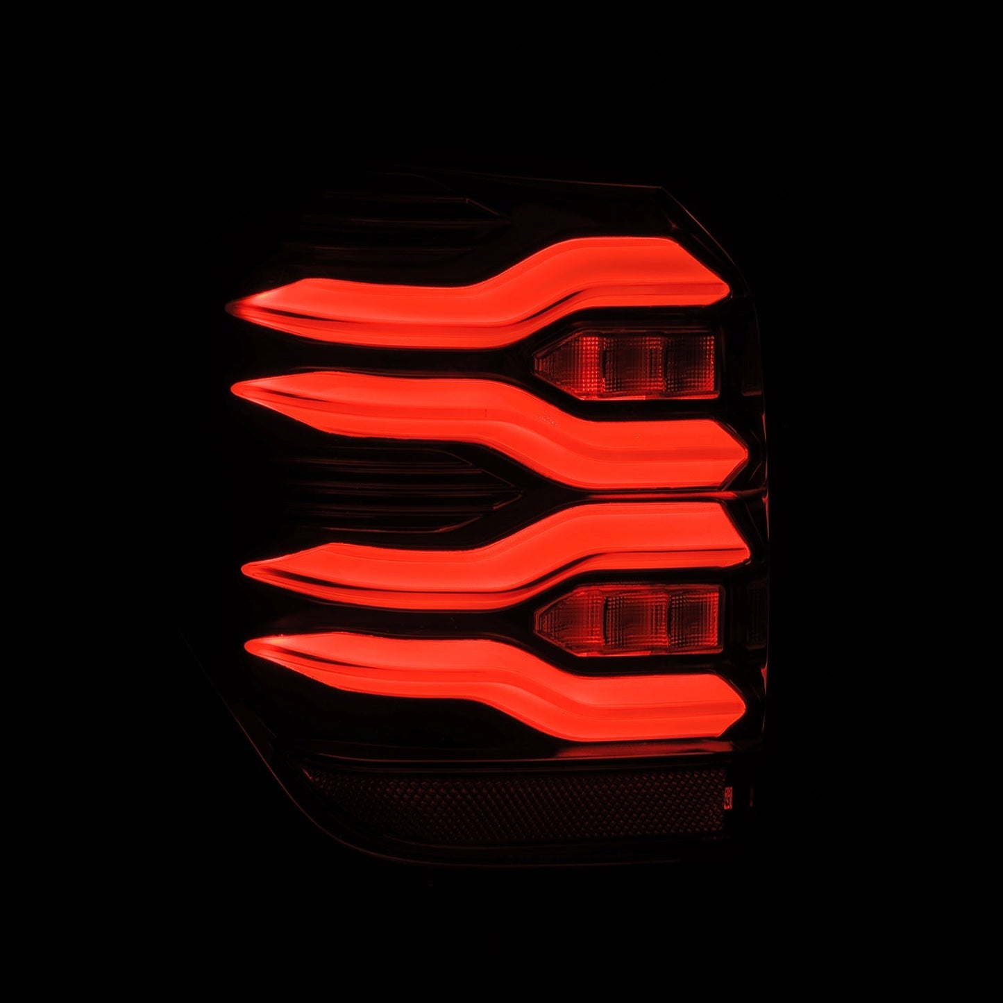10-24 Toyota 4Runner LUXX-Series LED Tail Lights Black-Red | AlphaRex