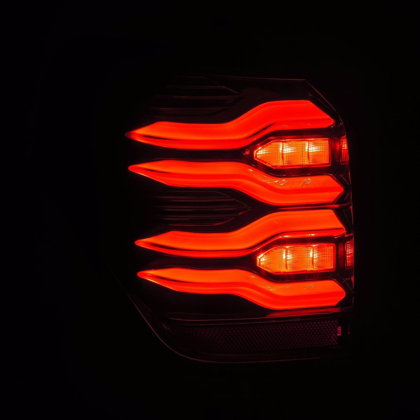 10-24 Toyota 4Runner LUXX-Series LED Tail Lights Black-Red | AlphaRex