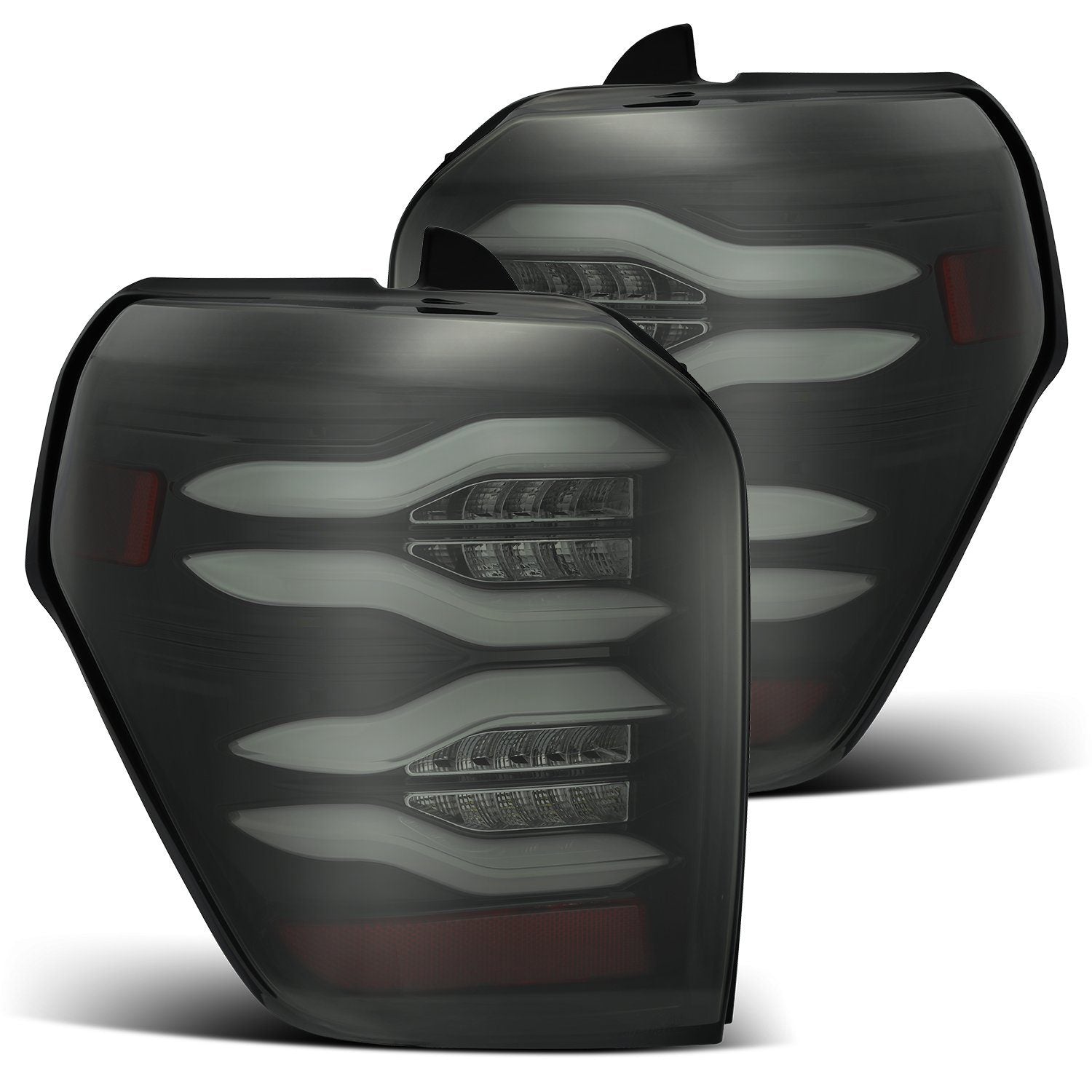 10-24 Toyota 4Runner PRO-Series LED Tail Lights Jet Black | AlphaRex