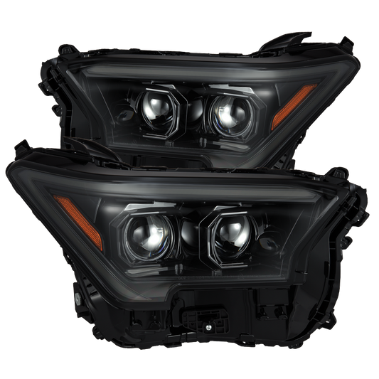 24-25 Toyota Tacoma / 25-up 4Runner LUXX-Series LED Projector Headlights Alpha-Black | AlphaRex