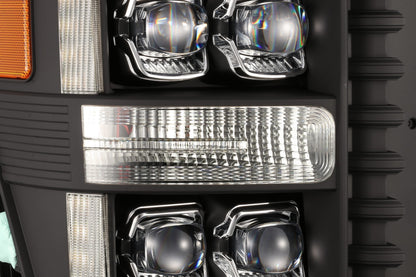 11-16 Ford Super Duty NOVA-Series LED Projector Headlights Black | AlphaRex
