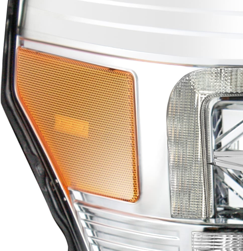 11-16 Ford Super Duty PRO-Series Halogen Projector Headlights Chrome | AlphaRex