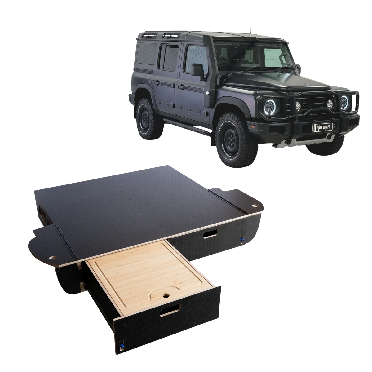 Ineos Grenadier | Dual Drawer Storage System & Bed Platform | 2023+