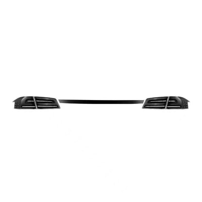 12-21 Tesla Model S LUXX-Series LED Tail Lights Alpha-Black (With Black Trunk Center Piece Replacement) | AlphaRex