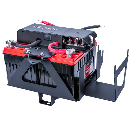2007-2018 Jeep Wrangler JK Right Hand Drive Dual Battery Kit - Gen 3